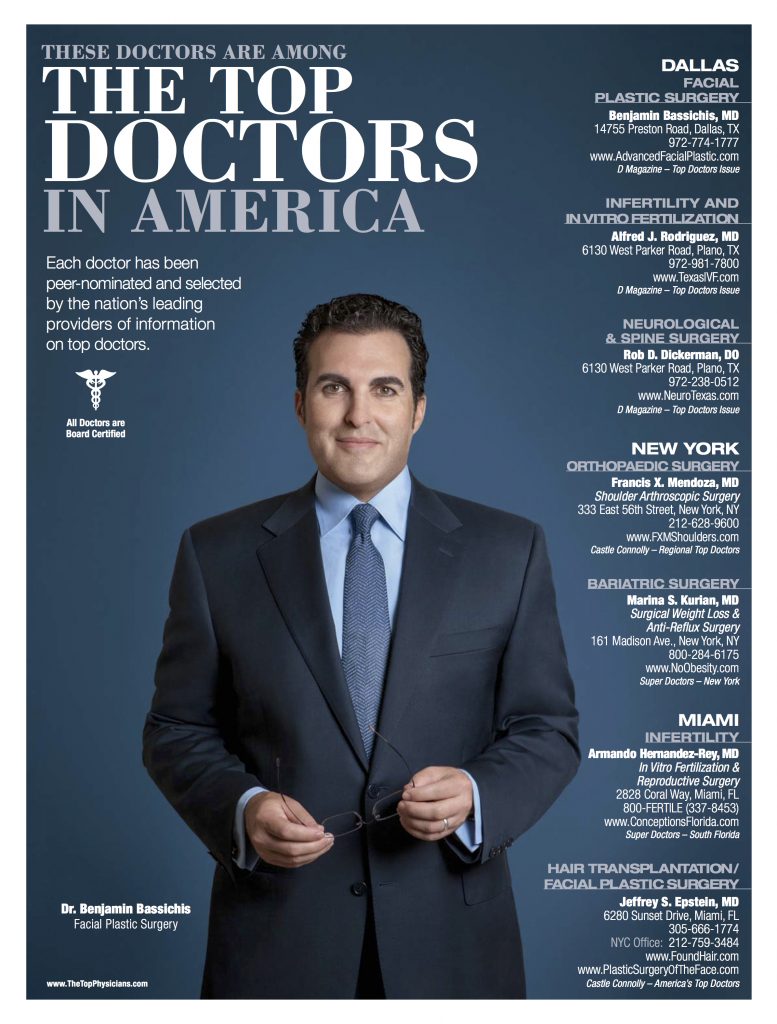 Dr. Bassichis Featured As Top Doctors in America